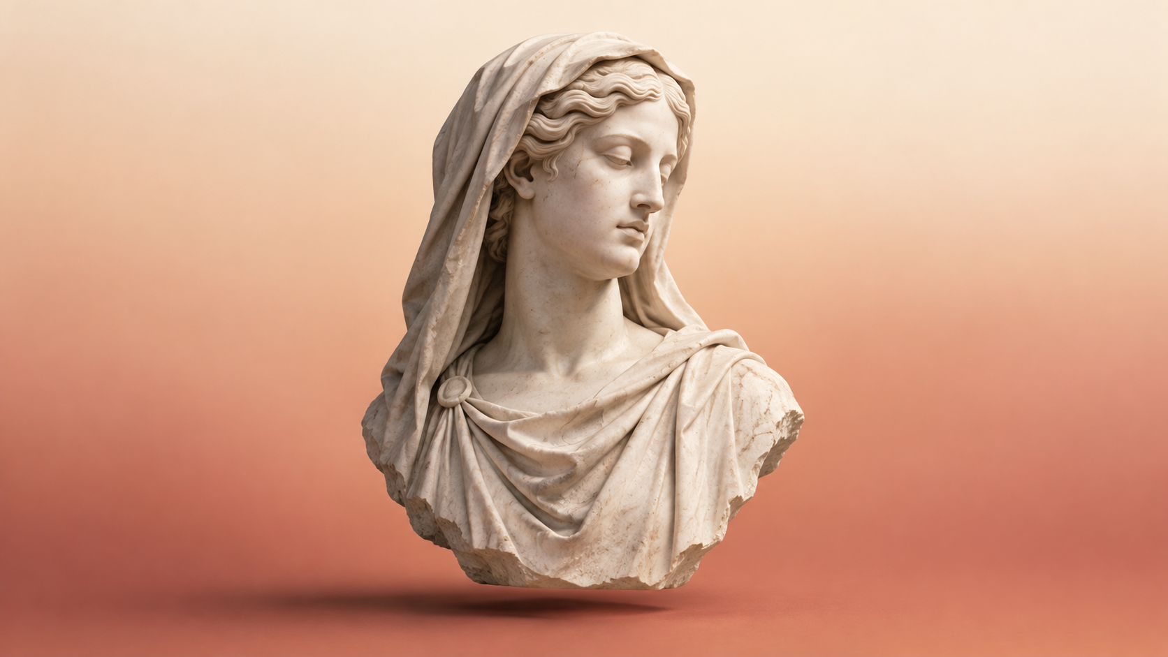 A classical marble bust - memory rendered in stone
